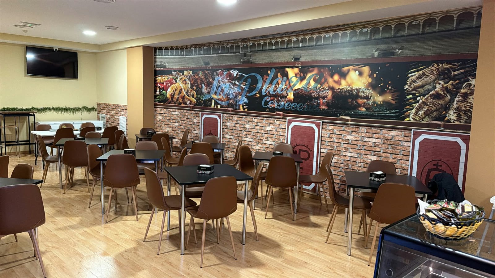El salón, para comer sentado